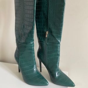 Guess Croc Knee-High Boots